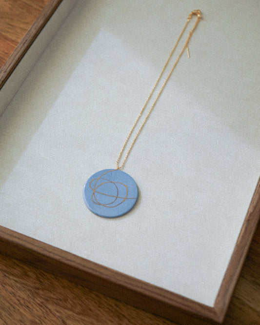 Fio Porcelana Azul Redondo