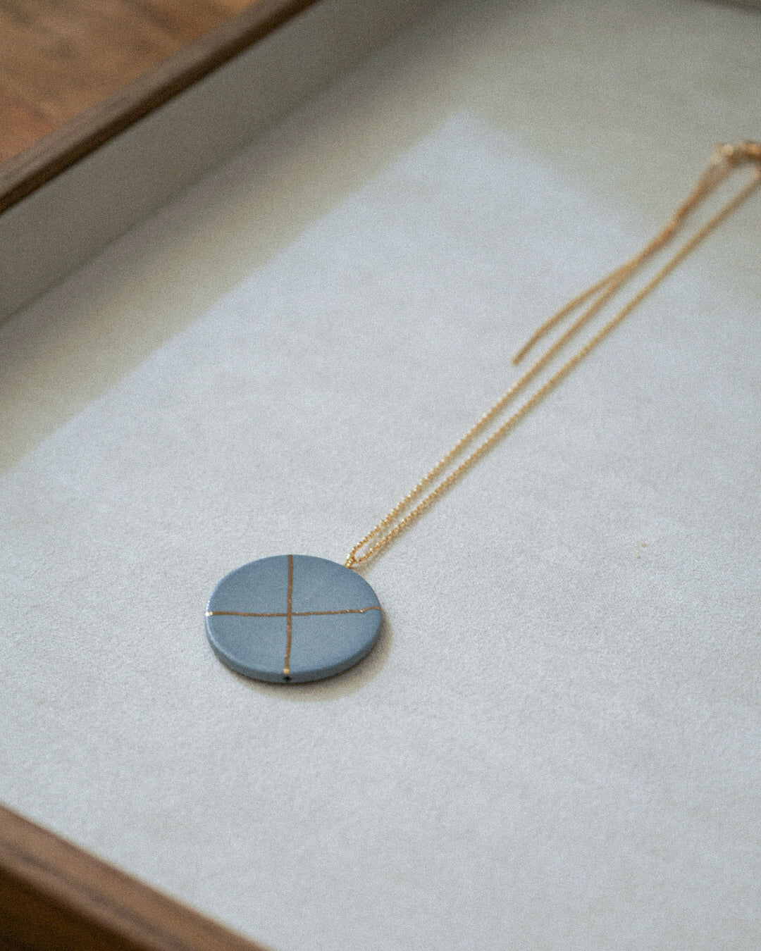 Fio Porcelana Azul Redondo Linha
