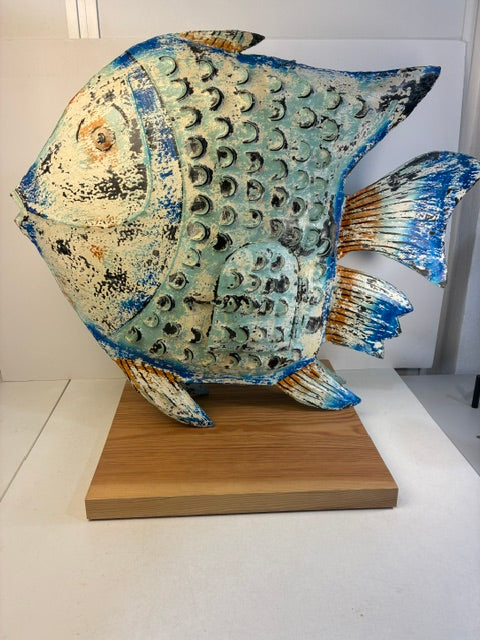 Peixe Metálico Médio Encomenda (Cyprus)