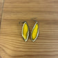 Brinco Ondulado Amarelo