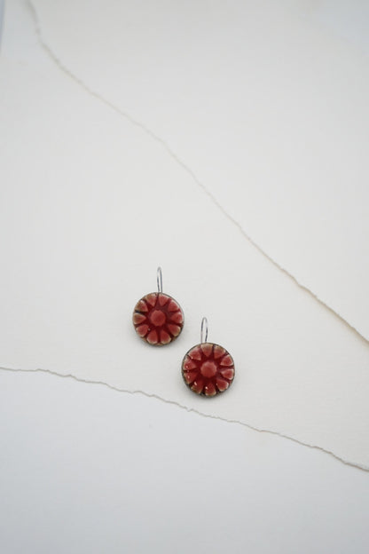 Round Traditional Azulejos Earring