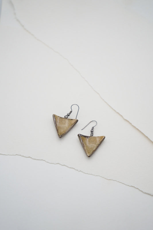 Concave Triangle Earring